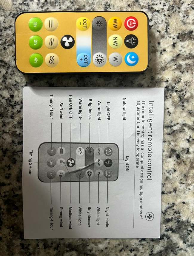 Ventilador LED Multifuncional E27